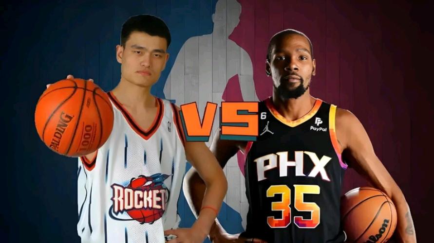 姚明和杜兰特交手数据