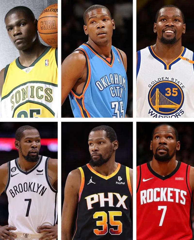 凯文杜兰特现役球队