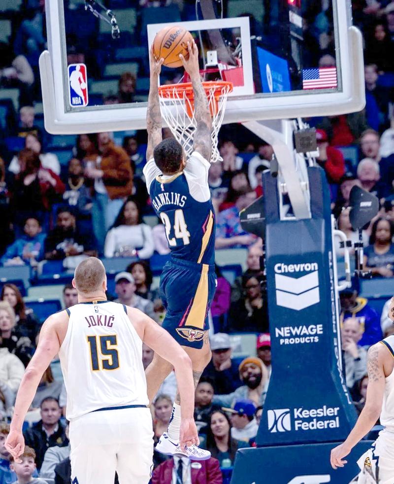 掘金对鹈鹕录像回放