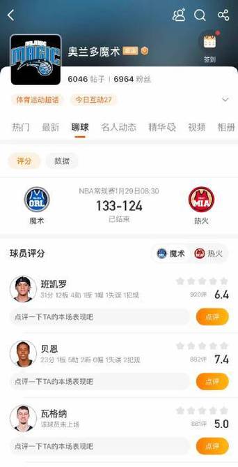 热火魔术历史战绩