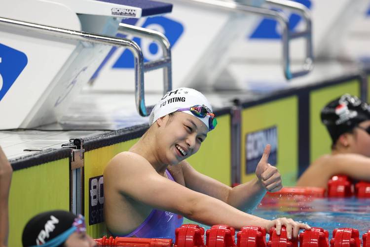 中国杭州游泳运动员